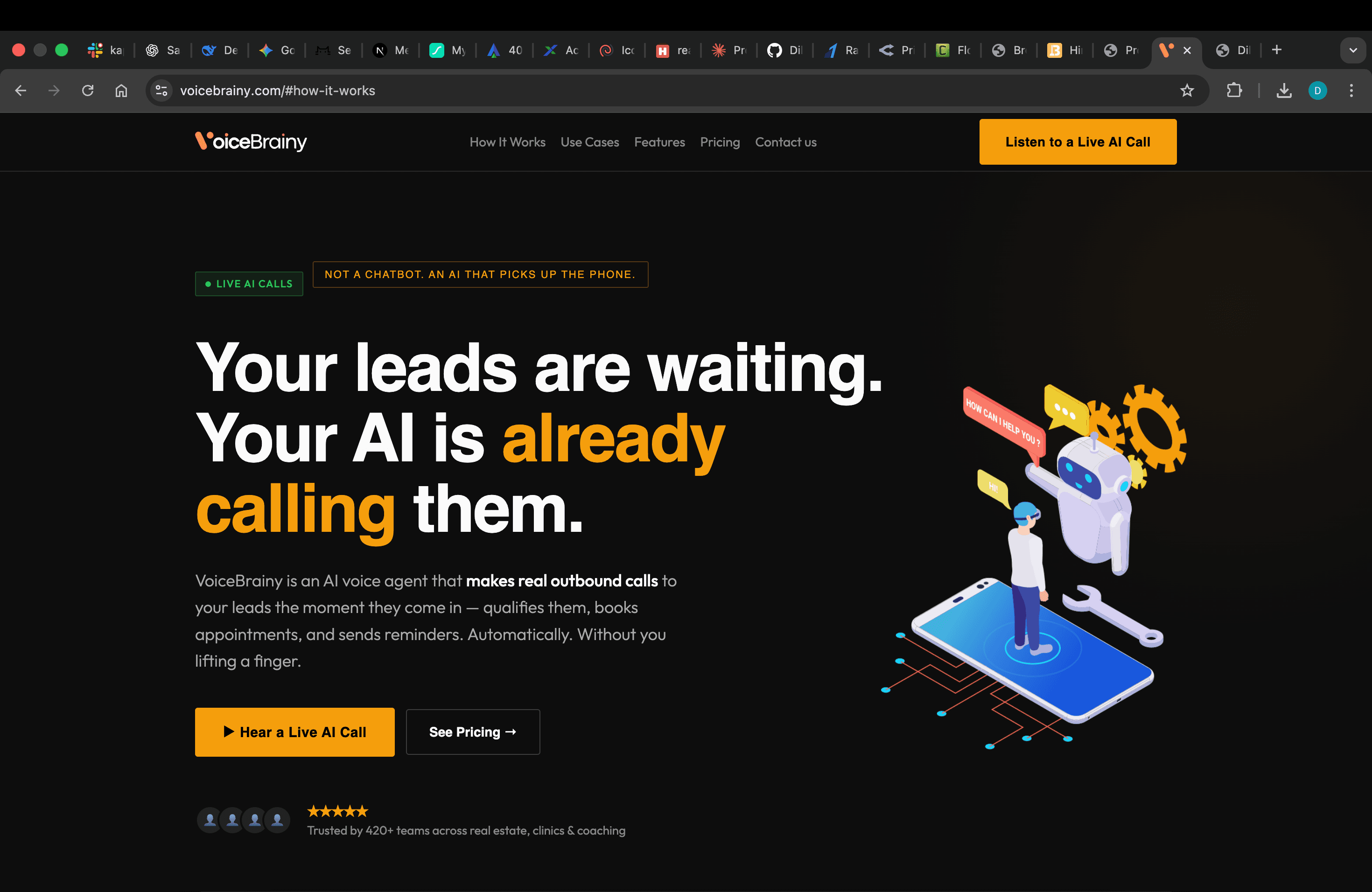 AI Voice Calling Bot (Real-Time Lead & Worker Interaction)